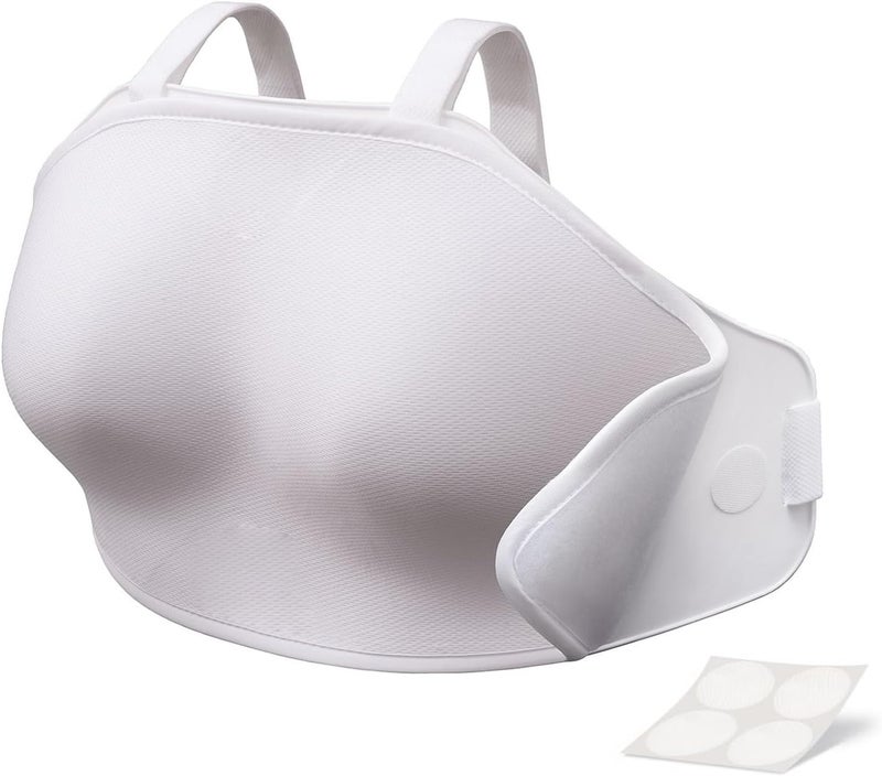 FEFOSAEP Fencing Chest Protector - Double Soft-Layer Chest Guard for Women - FIE Certificate Plastic Breast Protector - Fencing Gear for Foil Epee Sabre - Image 1